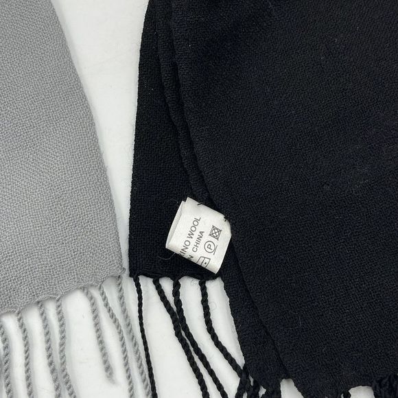 Women Wool Scarf Lady Fringe Shawl Pashmina Style Scarves L’ Orchidee - Picture 4 of 11